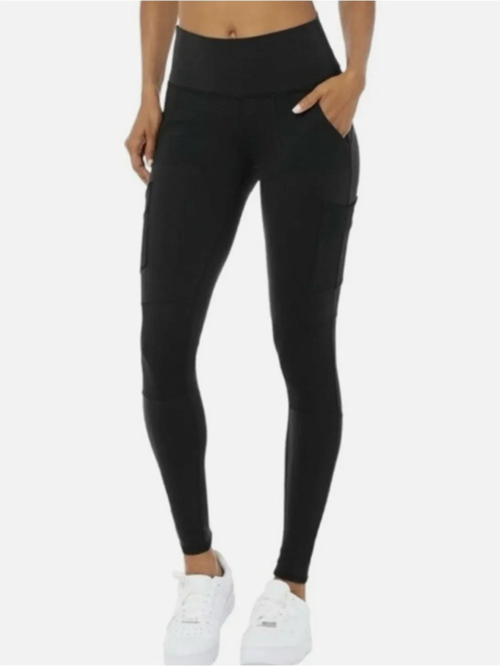 Alo High Waist Cargo Pocket Leggings Black Yoga Pants S
